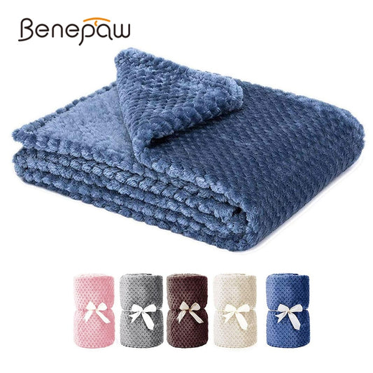 Benepaw All-season Fluffy Dog Blanket